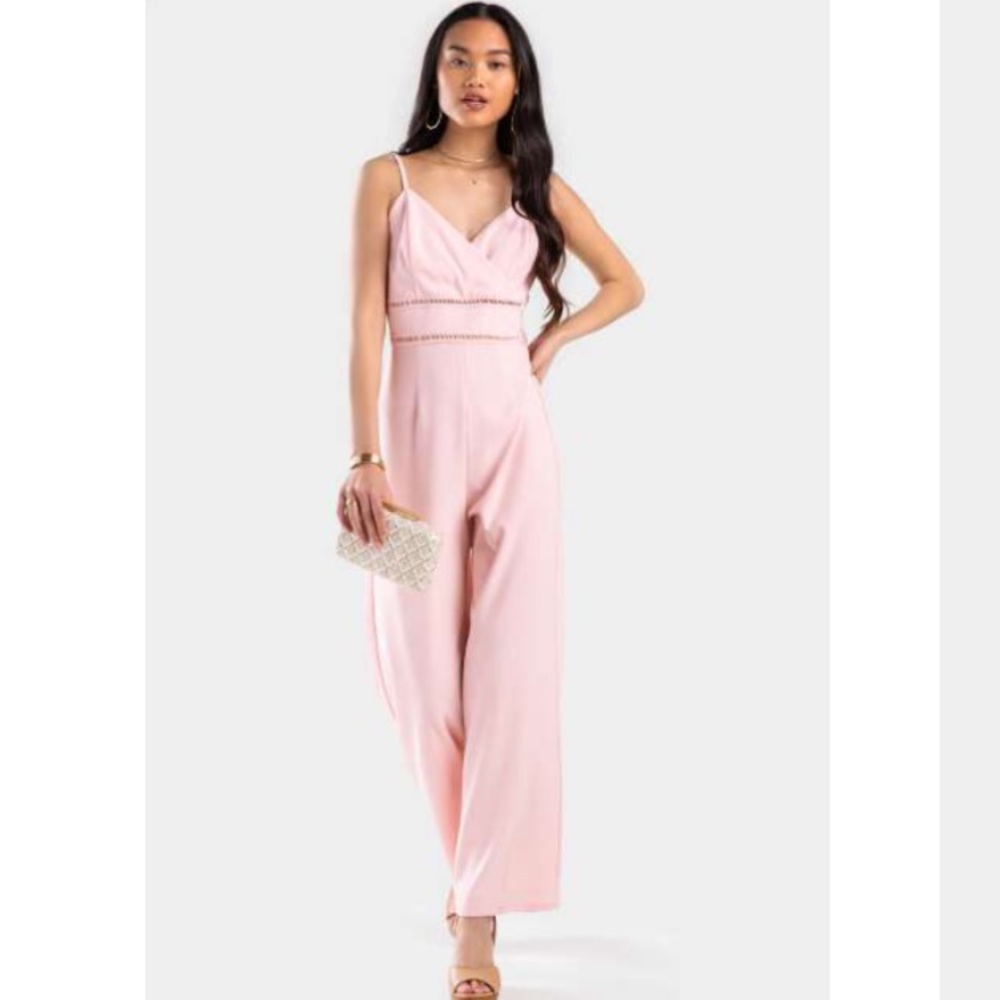 NWT  Fayla Ladder Trim Jumpsuit